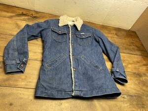 Vintage 1970s Wrangler Sherpa Lined Denim Jacket 14oz